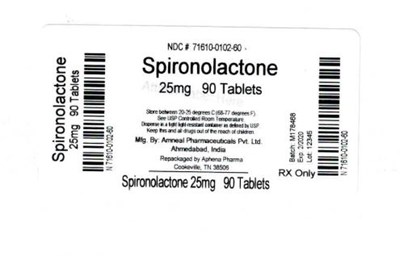 Bottle Label 25 mg (71610 0102 60)