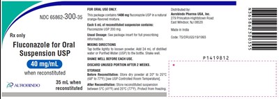 fluconazole-fig3.jpg PACKAGE LABEL-PRINCIPAL DISPLAY PANEL - 40 mg/mL (35 mL Bottle) - fluconazole fig3