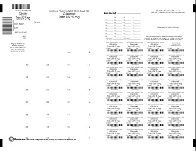 Glipizide 5mg Bingo Label (Glipizide 5mg 10mg Tab 8407 8408 Watson For Actavi 2)