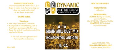 a16-01.jpg Principal Display Panel - 1 FL. OZ. Bottle Label - a16 01