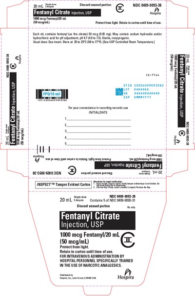 Principal Display Panel (20 mL Ampule Carton)