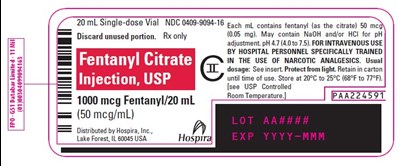 Principal Display Panel (20 mL Vial Label)