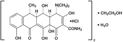 doxycycline-01.jpg Chemical Structure - doxycycline 01