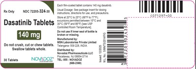Dasatinib-140mg-30s-cntr-label (Dasatinib 140mg 30s Cntr Label)