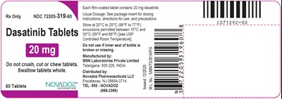 Dasatinib-20mg-60s-cntr-label (Dasatinib 20mg 60s Cntr Label)