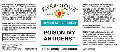 Poison Ivy Antigens (Enrg0729 Poison Ivy Antigen)
