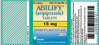 Abilify 15 mg Tablets - abilify 15mg bottle label