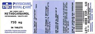 Image Of 750 mg Package Label (1103)