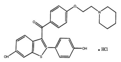 Raloxifene Hydrochloride Usp Chemical Structure (Image 01)