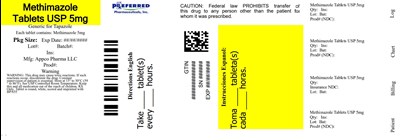methimazole-5mg.jpg Methimazole Tablets USP 5mg - methimazole 5mg