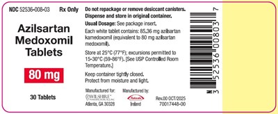 80mg-label (Azilsartan Medoxomil 80mg Label Rev00)