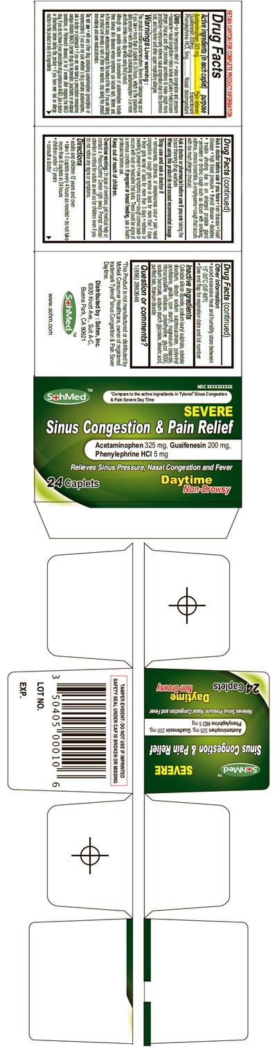 sohmed-01.jpg Principal Display Panel - 24 Caplet Bottle Carton - sohmed 01