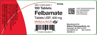 image-02.jpg Felbamate 400 mg Tablets Bottle Label - image 02