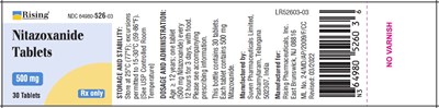 Nitazoxanide 30ct Label 02