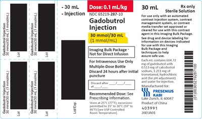Principal Display Panel – 30 Mmol/30 mL (1 Mmol/ml) – Bottle Label (Gad03 0000 04)