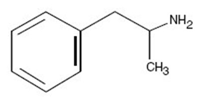 chemical-structure - amphetanine 01