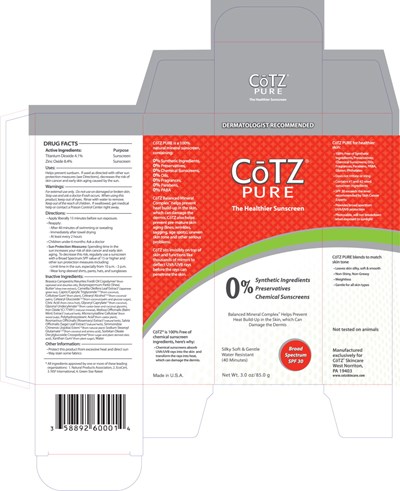 cot05-0000-01.jpg Principal Display Panel – SPF 30 85g Carton Label - cot05 0000 01