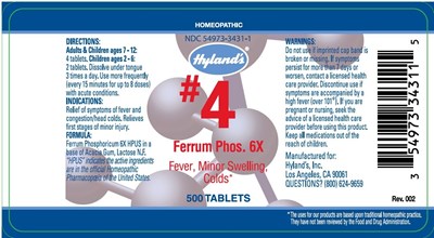 Label (Ferrum Phos 4 500 Tablets)