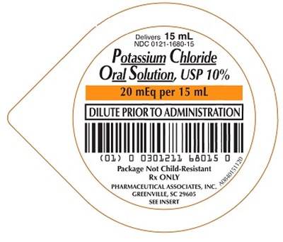 PRINCIPAL DISPLAY PANEL - 15 mL Cup Label - 10% - potassium 01