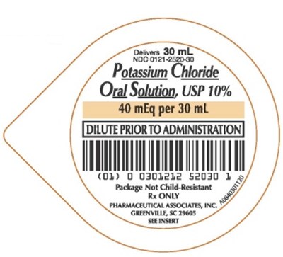 PRINCIPAL DISPLAY PANEL - 30 mL Cup Label - potassium 02