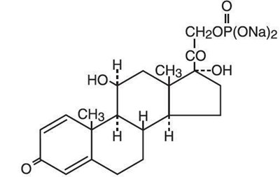 chemical structure for prednisolone - generic odt 1