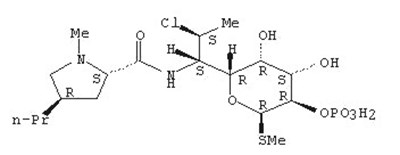 Chemical Structure - benzaclin sample 01