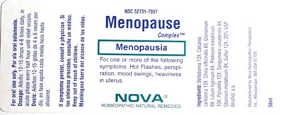 Menopause Complex Bottle (Nova Menopause Bottle)