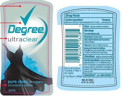 Degree Ultraclear Pure Clean 2.6 Oz Pdp (Degultraclearpureclean2pt6ozpdp)