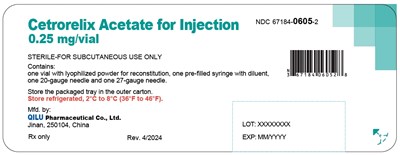 cetrorelix-14.jpg PRINCIPAL DISPLAY PANEL - Tray kit - cetrorelix 14