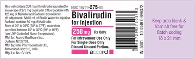 Container Label (Bivalirudin Container Label)