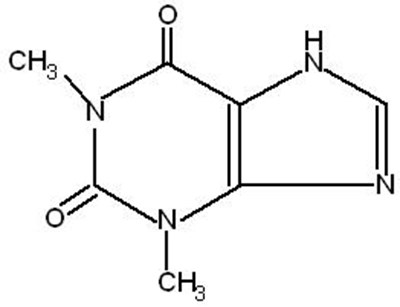 Chemical Structure - theophylline 01