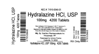 Bottle Label 100 mg (71610 0549 05)