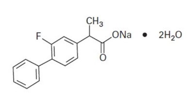Chemical Structure (Structure Flurbirofen)
