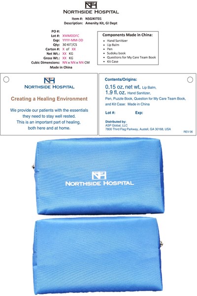 Principal Display Panel (Kit Label)
