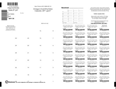Principal Display Panel (Omega 3 Acid Caps 8550 3)