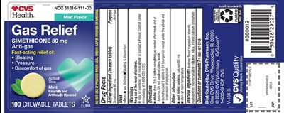 Cvs  Simethicone 100 Chewable Tablets (Leader 44 137 1)