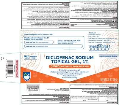 Diclofenac sodium (NSAID*) 1% (equivalent to 0.93% diclofenac) *nonsteroidal anti-inflammatory drug - diclofenac sodium 1 percent gel aml 1