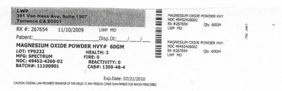 Magnesiumoxidepowder (Magnesiumoxidepowder)