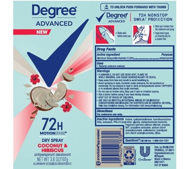 Degree Coconut Hibiscus Dry Spray Ap Deo (Degreecoconuthibiscusdrysprayapdeo)