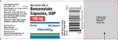 Benzonatate Capsules 100