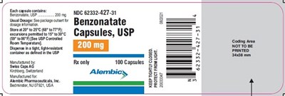 Benzonatate mg200