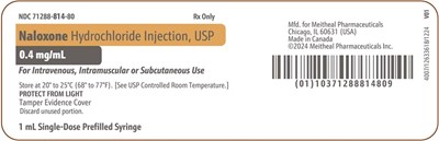 Principal Display Panel (Naloxone Hydrochloride Injection, USP Blister Package Label)