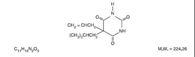 Structural Formula Butalbital (Butalbital)