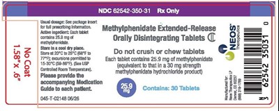 25.9 mg (Methylphenidate Extended Release Tablets 6)