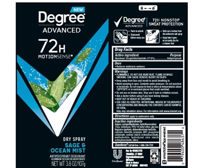 Degree Sage Ocean Mist Dry Spray AP Deo - DegreeSageOceanMistDrySprayAPDeo