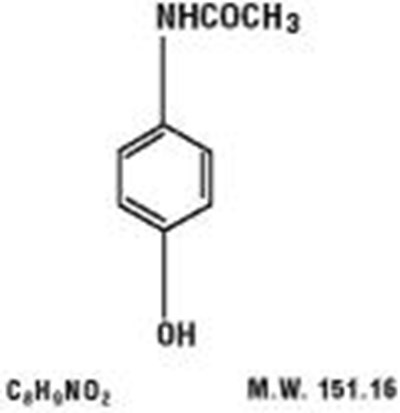 Chemical Structure Acetaminophen (C326aa5c Cf35 4c87 9ed2 502bf9babb90 03)