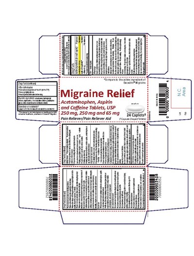 24 Count (Dft Apap500mg Aspirin Caff Caplet Ifc 24ct Pp180604b)
