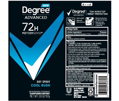 Degree Cool Rush Dry Spray Ap Deo (Degreecoolrushdrysprayapdeo)