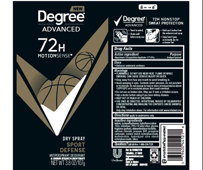 Degree Sport Defense Dry Spray Ap Deo (Degreesportdefensedrysprayapdeo)