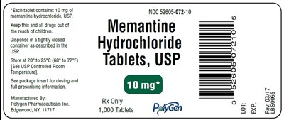 Memantine-10mg-1000count (Memantine 10mg 1000count)